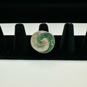 Adjustable Finger Cubic Zirconia Fashion Ring